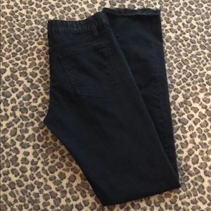 GAP real straight faded black jeans!  Size 28/6r